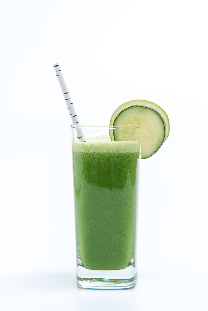 Kale, Cucumber and Cilantro Green Juice from Everyday Good Thinking, the official blog of @hamiltonbeach