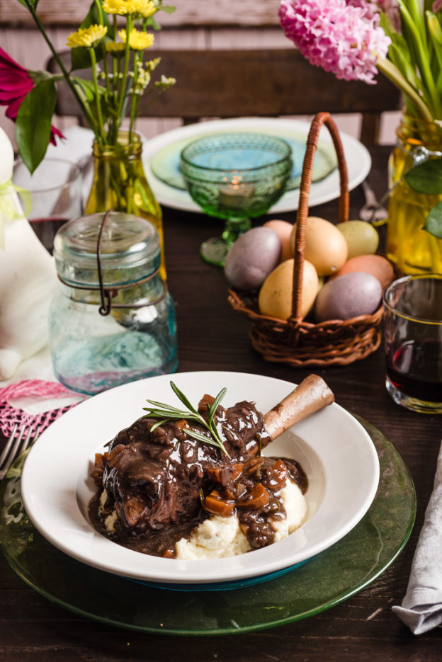 Slow cooker Braised Lamb Shanks in Red Wine from Everyday Good Thinking by @hamiltonbeach