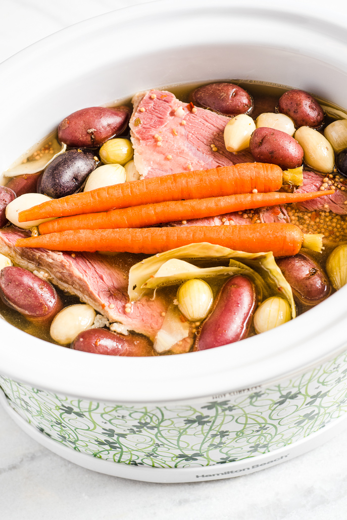Slow Cooker Corned Beef and Cabbage from Everyday Good Thinking by @hamiltonbeach