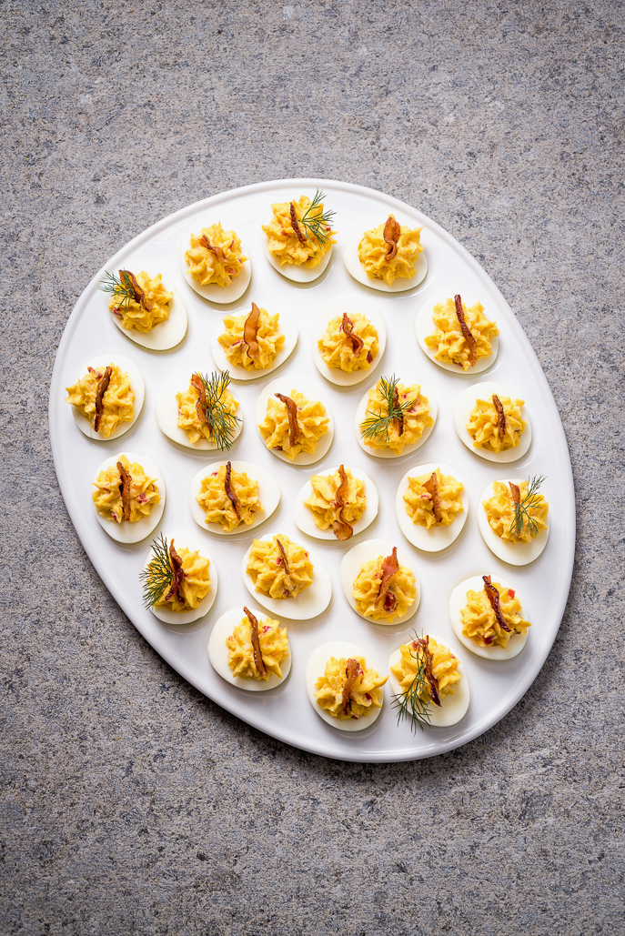 Pimento Cheese Deviled Eggs from Everyday Good Thinking, the official blog by @hamiltonbeach